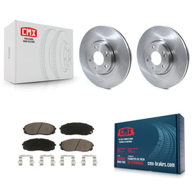 [Front] 2015-2020 Kia Sedona Premium OE Brake Rotors & Ceramic Pads Kit For Max Braking
