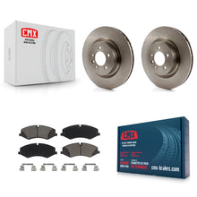 Load image into Gallery viewer, Front Disc Brake Rotors Ceramic Pad Kit For Land Rover Range Sport LR4 Discovery