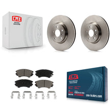 Load image into Gallery viewer, [Front] 2011-2017 Chevrolet Caprice Premium OE Brake Rotors &amp; Ceramic Pads Kit For Max Braking