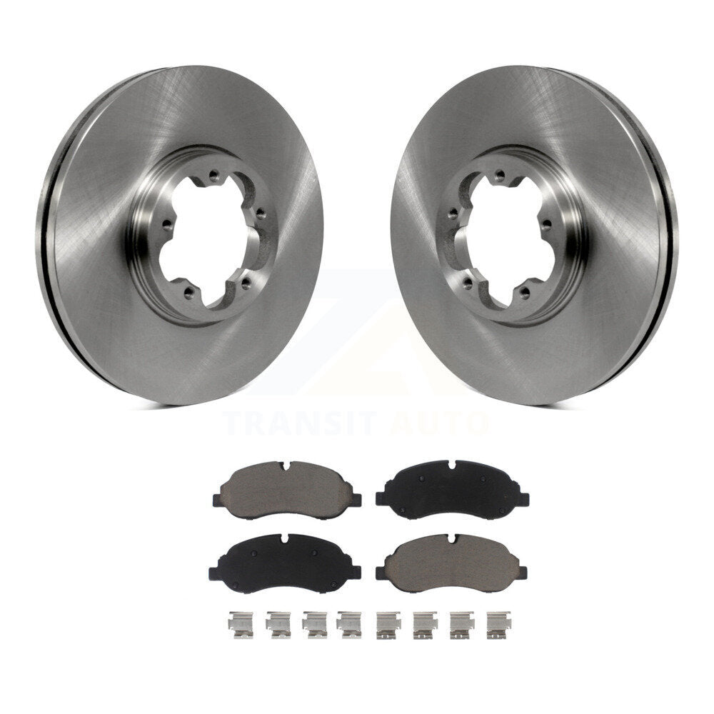 Front Brake Rotor & Ceramic Pad Kit For Ford Transit-250 Transit-350 Transit-150