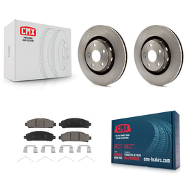[Front] 2009-2016 Toyota Venza Premium OE Brake Rotors & Ceramic Pads Kit For Max Braking