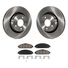 Charger l&#39;image dans la galerie, Front Disc Brake Rotors And Ceramic Pads Kit For Ford Mustang