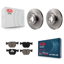 Load image into Gallery viewer, Front Disc Brake Rotors And Ceramic Pads Kit For BMW 530i 540i