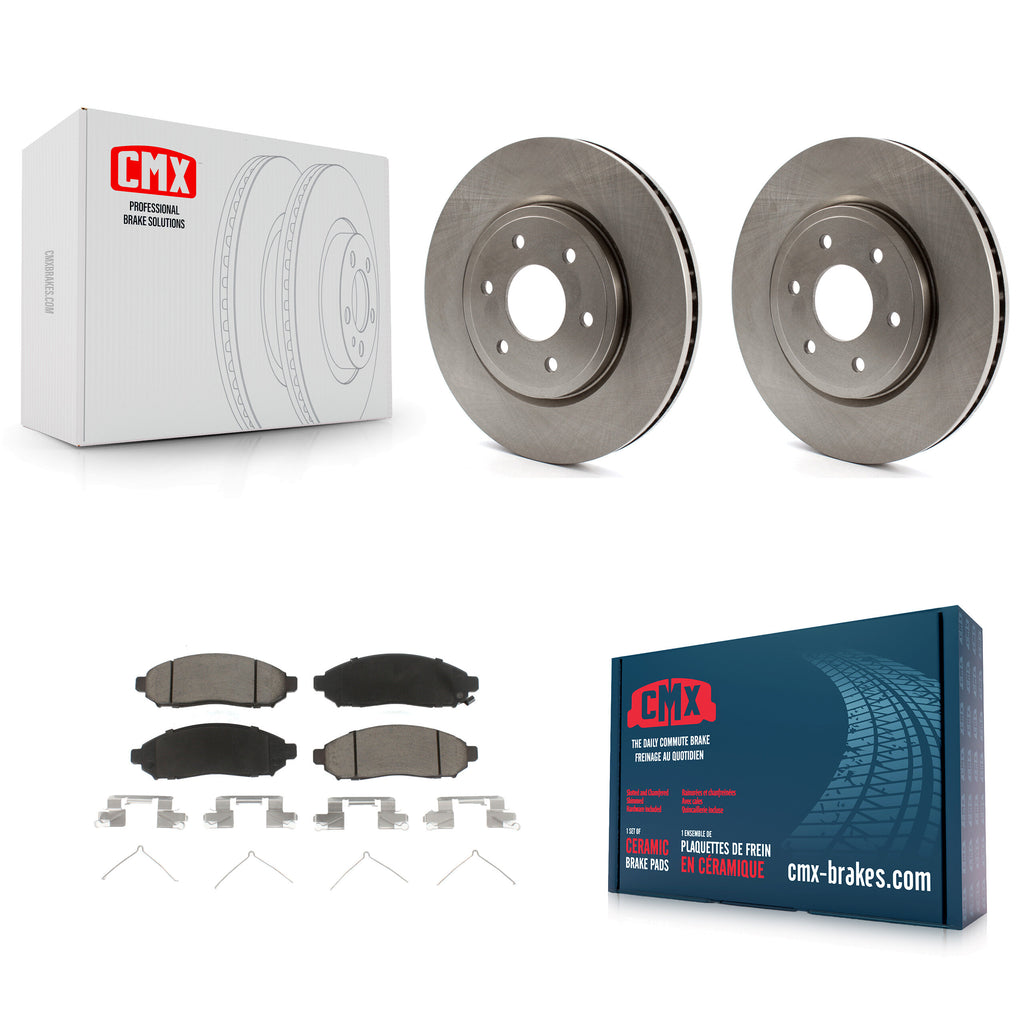 Front Brake Rotor & Ceramic Pad Kit For Nissan Frontier Pathfinder Xterra Suzuki