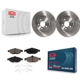 Front Disc Brake Rotors And Ceramic Pads Kit For Chrysler Sebring Dodge Stratus