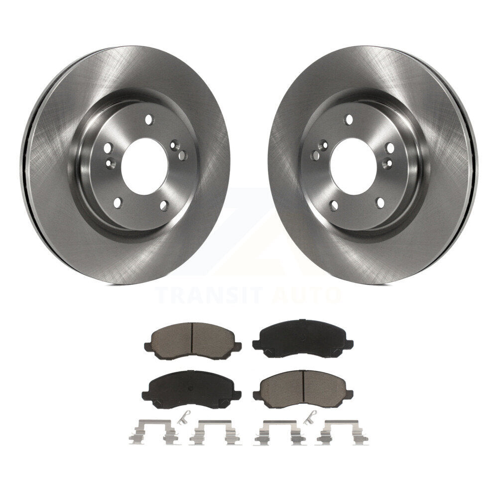 Front Disc Brake Rotors And Ceramic Pads Kit For Mitsubishi Galant Eclipse