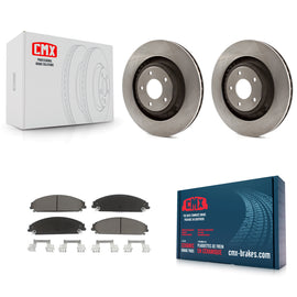 Front Disc Brake Rotors & Ceramic Pad Kit For Dodge Chrysler 200 Avenger Caliber