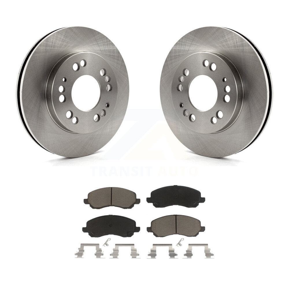 Front Brake Rotors Ceramic Pad Kit For Mitsubishi Eclipse Galant From 06/01 2.4L