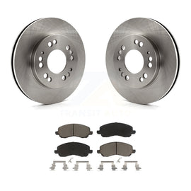 [Front] 2001 Mitsubishi Eclipse Galant 2.4L Premium OE Brake Rotors & Ceramic Pads Kit For Max Braking