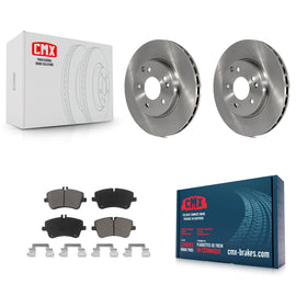 Front Disc Brake Rotors And Ceramic Pads Kit For Mercedes-Benz C230 C240
