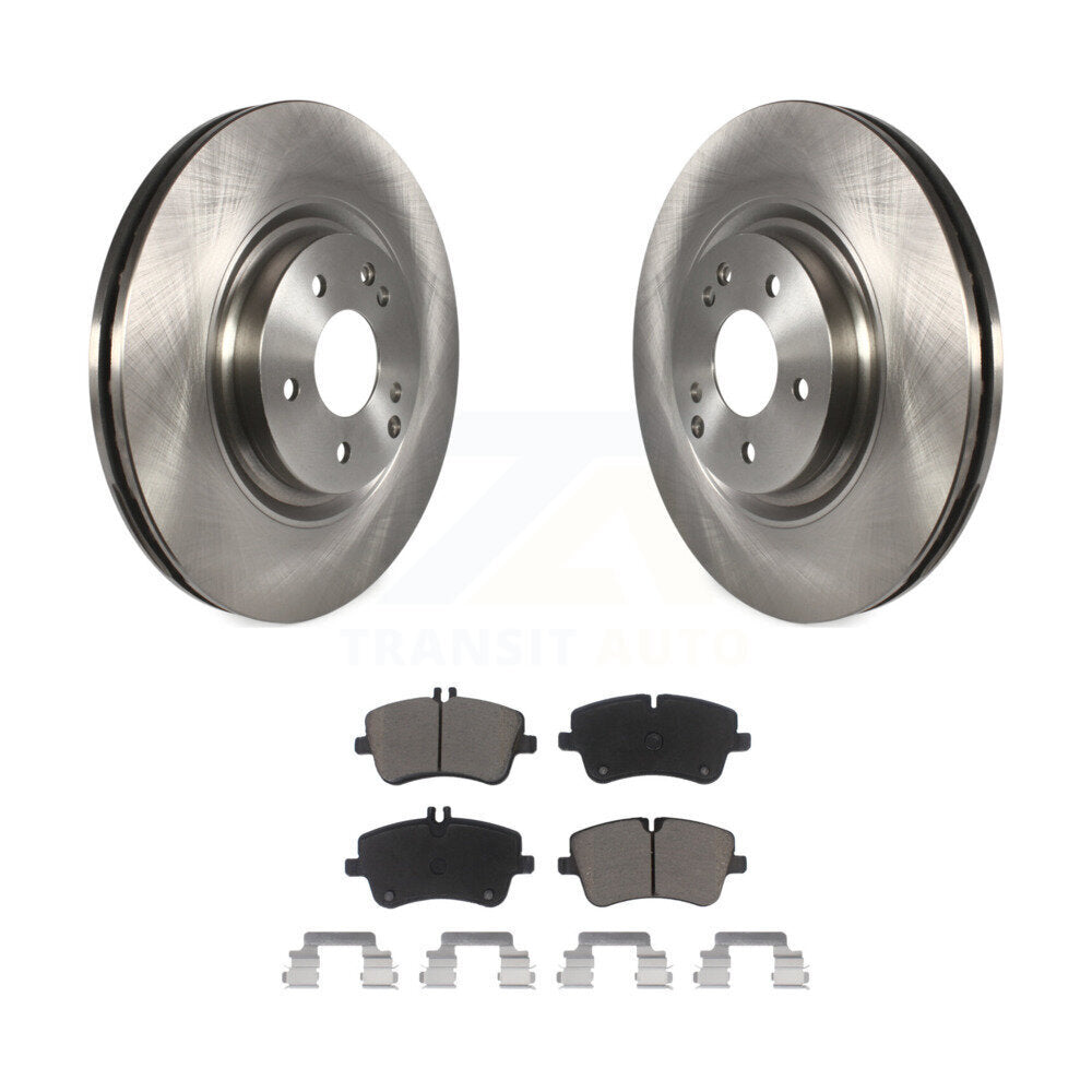 Front Disc Brake Rotors And Ceramic Pads Kit For Mercedes-Benz SLK280 C320