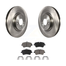 Charger l&#39;image dans la galerie, Front Disc Brake Rotors And Ceramic Pads Kit For Mercedes-Benz SLK280 C320