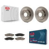 Front Disc Brake Rotor And Ceramic Pad Kit For Nissan TITAN Armada INFINITI QX56