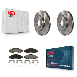 Front Brake Rotor Ceramic Pad Kit For Chevrolet Traverse GMC Acadia Buick Blazer