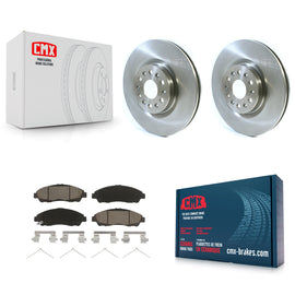 Front Disc Brake Rotors And Ceramic Pads Kit For Cadillac XT5 Buick Enclave XT6