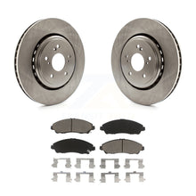 Charger l&#39;image dans la galerie, Front Disc Brake Rotors And Ceramic Pads Kit For 2014-2016 Acura MDX