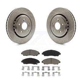 [Front] 2014-2016 Acura MDX Premium OE Brake Rotors & Ceramic Pads Kit For Max Braking