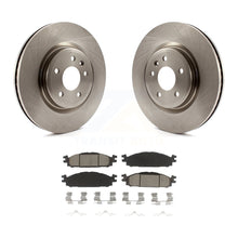 Charger l&#39;image dans la galerie, Front Brake Rotors Ceramic Pad Kit For Ford Explorer Taurus Flex Lincoln MKT MKS