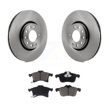 Charger l&#39;image dans la galerie, [Front] 2008-2009 Saturn Astra Premium OE Brake Rotors &amp; Ceramic Pads Kit For Max Braking
