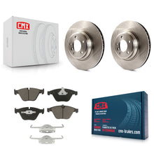 Load image into Gallery viewer, Front Disc Brake Rotor &amp; Ceramic Pad Kit For BMW 335i xDrive X1 335d 335xi 335is