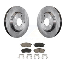 Charger l&#39;image dans la galerie, Front Disc Brake Rotors And Ceramic Pads Kit For Nissan Sentra