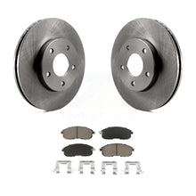 Charger l&#39;image dans la galerie, Front Disc Brake Rotors Ceramic Pad Kit For 2000-2001 Nissan Maxima INFINITI I30