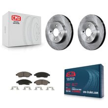 Load image into Gallery viewer, Front Disc Brake Rotors And Ceramic Pads Kit For Nissan Versa Note Micra