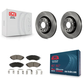 Front Brake Rotor & Ceramic Pad Kit For Chevrolet Aveo Spark Aveo5 EV Pontiac G3