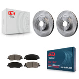 Front Disc Brake Rotors And Ceramic Pads Kit For Hyundai Santa Fe XL