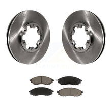 Charger l&#39;image dans la galerie, Front Disc Brake Rotors And Ceramic Pads Kit For Nissan Xterra Frontier