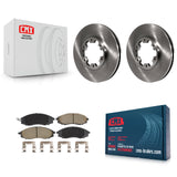 Front Disc Brake Rotors And Ceramic Pads Kit For Nissan Xterra Frontier