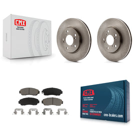 [Front] 2005-2010 Honda Odyssey Premium OE Brake Rotors & Ceramic Pads Kit For Max Braking