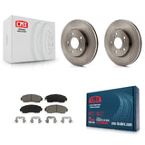[Front] 2005-2010 Honda Odyssey Premium OE Brake Rotors & Ceramic Pads Kit For Max Braking
