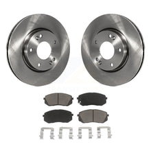 Charger l&#39;image dans la galerie, Front Disc Brake Rotors And Ceramic Pads Kit For 2010-2012 Kia Rondo