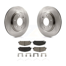 Charger l&#39;image dans la galerie, Front Brake Rotor And Ceramic Pad Kit For Nissan TITAN Armada INFINITI QX80 QX56