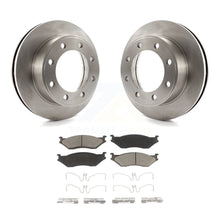 Charger l&#39;image dans la galerie, Front Disc Brake Rotors And Ceramic Pads Kit For Ford F-550 Super Duty F-450