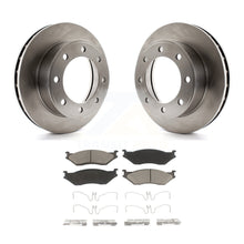 Load image into Gallery viewer, Front Disc Brake Rotor Ceramic Pad Kit For 1999-1999 Ford F-450 Super Duty F-550