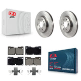 Front Disc Brake Rotor Ceramic Pad Kit For Cadillac Escalade Chevrolet Tahoe ESV