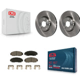 [Front] 04-05 Acura TL Automatic transmission Premium OE Brake Rotors & Ceramic Pads Kit For Max Braking