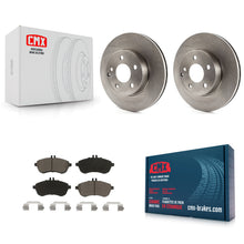 Load image into Gallery viewer, Front Disc Brake Rotors And Ceramic Pads Kit For Mercedes-Benz C300 C250 C230