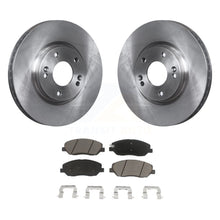 Charger l&#39;image dans la galerie, Front Disc Brake Rotors And Ceramic Pads Kit For 2007-2009 Hyundai Santa Fe