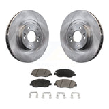 [Front] 2013-2016 Hyundai Santa Fe XL 3.3L Premium OE Brake Rotors & Ceramic Pads Kit For Max Braking