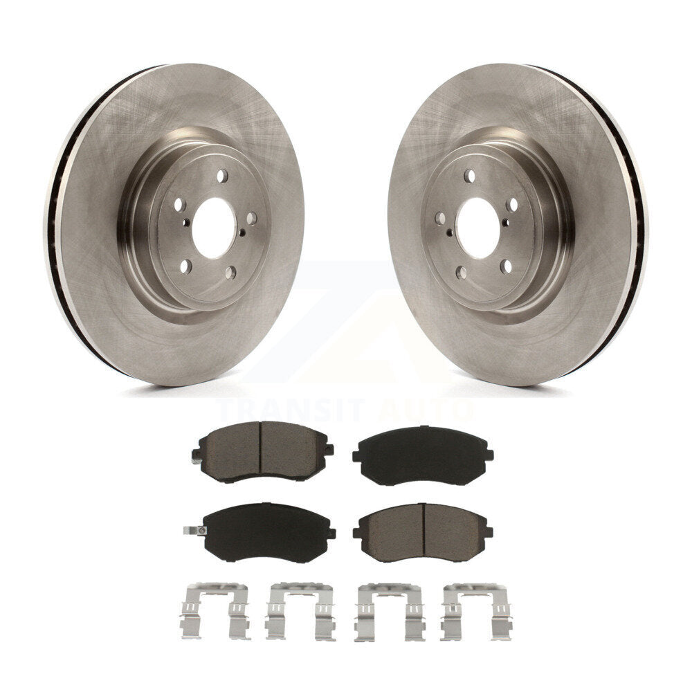 Front Disc Brake Rotors And Ceramic Pads Kit For Subaru Legacy