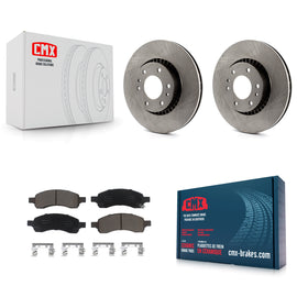 Front Brake Rotor Ceramic Pad Kit For Chevrolet Trailblazer GMC Envoy EXT XL SSR