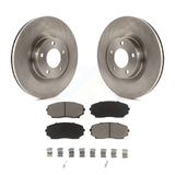 Front Disc Brake Rotors And Ceramic Pads Kit For Ford Edge Lincoln MKX