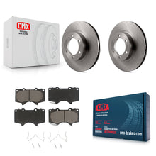 Charger l'image dans la galerie, Front Disc Brake Rotors And Ceramic Pads Kit For Toyota 4Runner Lexus GX470