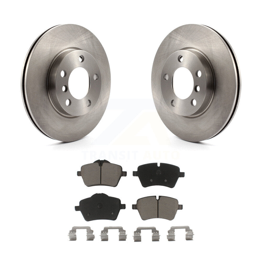 Front Disc Brake Rotors And Ceramic Pads Kit For Mini Cooper Countryman Paceman