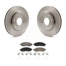 Charger l&#39;image dans la galerie, Front Disc Brake Rotor &amp; Ceramic Pad Kit For Nissan Frontier Suzuki Equator 2.5L