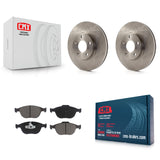 [Front] 2010-2013 Ford Transit Connect Premium OE Brake Rotors & Ceramic Pads Kit For Max Braking