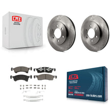 Charger l'image dans la galerie, Front Disc Brake Rotor And Ceramic Pad Kit For Ford Expedition Lincoln Navigator